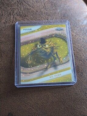 2/10🍀2025 Topps Chrome Disney P.T. Flea Yellow Mini-Diamonds Refractor